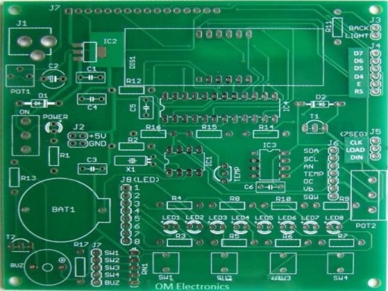 Double Sided PCB Manufacturer India - Two Layer Circuit Board by OM Electronics Mohali