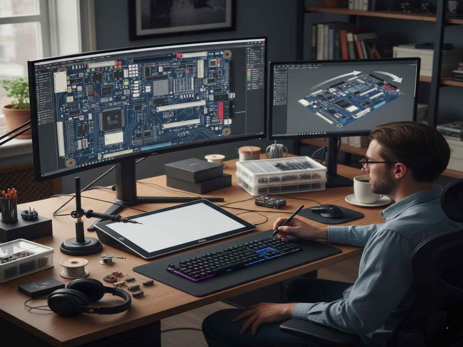 Professional PCB Design Services at OM Electronics - Expert Circuit Board Layout India